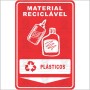 Material reciclável - Plásticos 